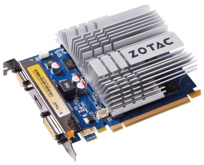   Zotac GeForce 9500 GT 550 Mhz PCI-E 2.0 512 Mb 800 Mhz 128 bit DVI HDMI HDCP Silent (ZT-95TEH3M-HSL)  1